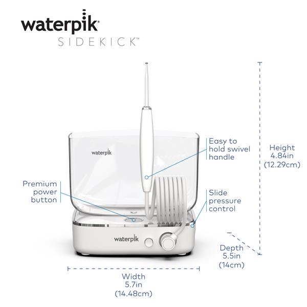 White Waterpik™ Sidekick™ Water Flosser