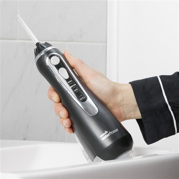 Black Waterpik™ Cordless Advanced 2.0 Water Flosser