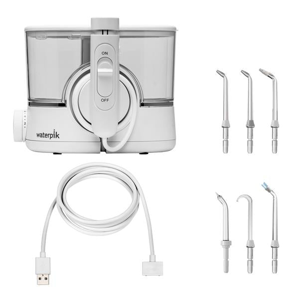 White Waterpik? ION Countertop Cordless Water Flosser