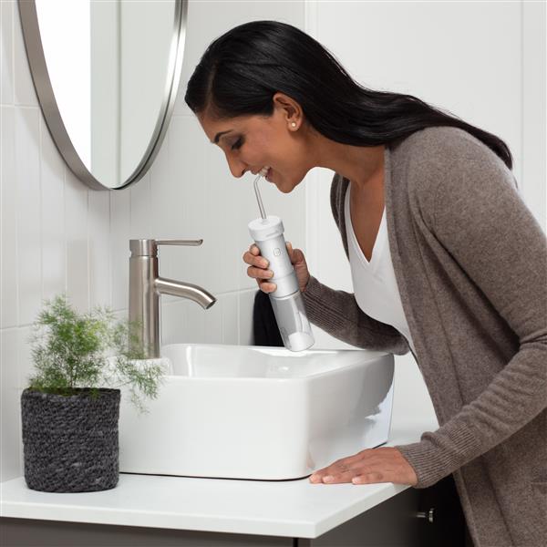White Waterpik™ Cordless Slide Water Flosser