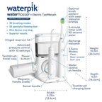 White Waterpik™ Sensonic™ Complete Care Combo