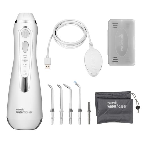 White Waterpik™ Cordless Advanced 2.0 Water Flosser