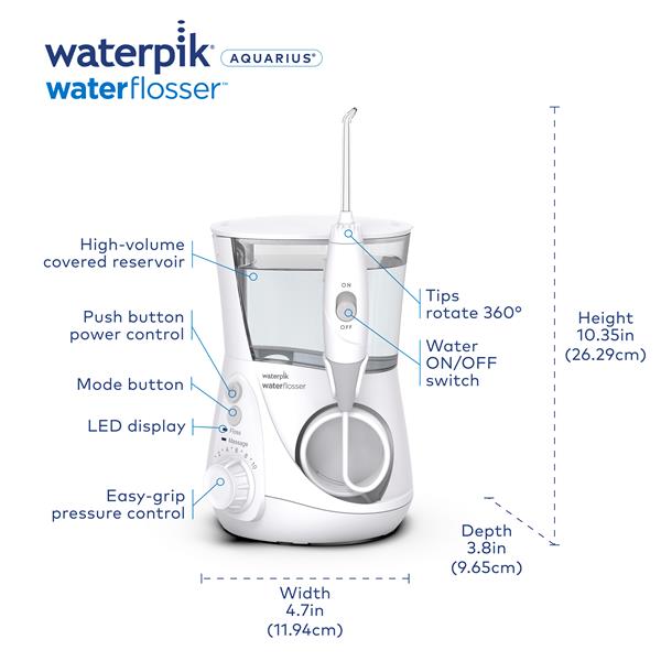 White Waterpik? Aquarius? Water Flosser