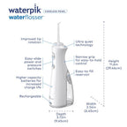 White Waterpik™ Cordless Pearl Water Flosser