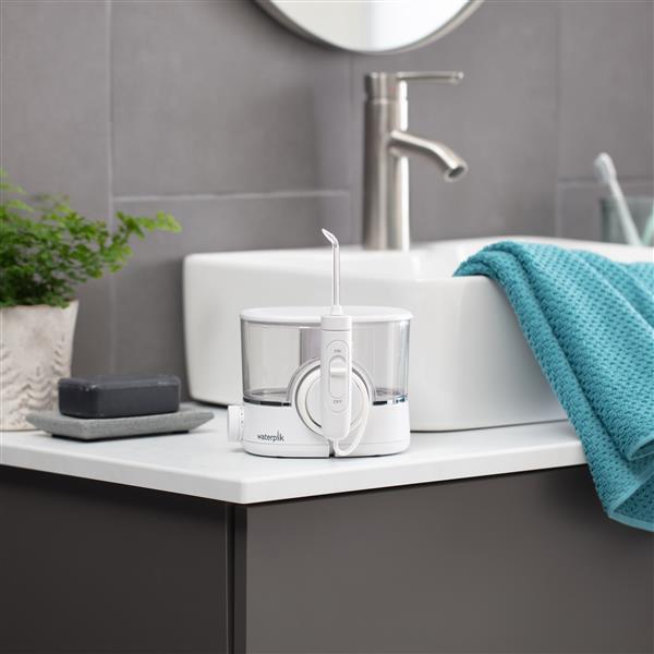 White Waterpik? ION Countertop Cordless Water Flosser