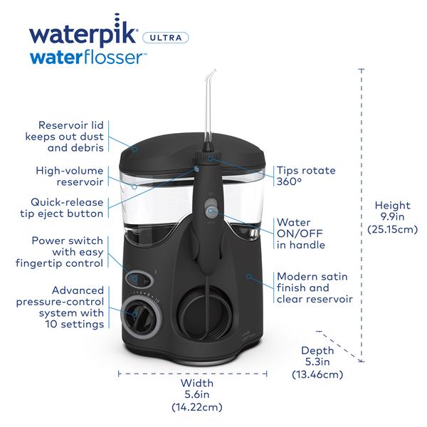 Black Waterpik? Ultra Water Flosser
