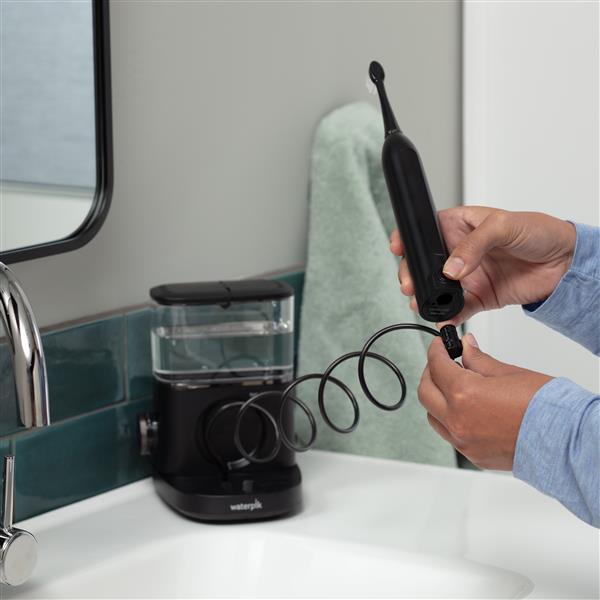 Black Waterpik™ Sonic-Fusion™ 2.0 Professional Flossing Toothbrush