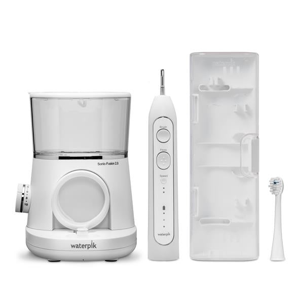 White Waterpik? Sonic-Fusion? 2.0 Flossing Toothbrush