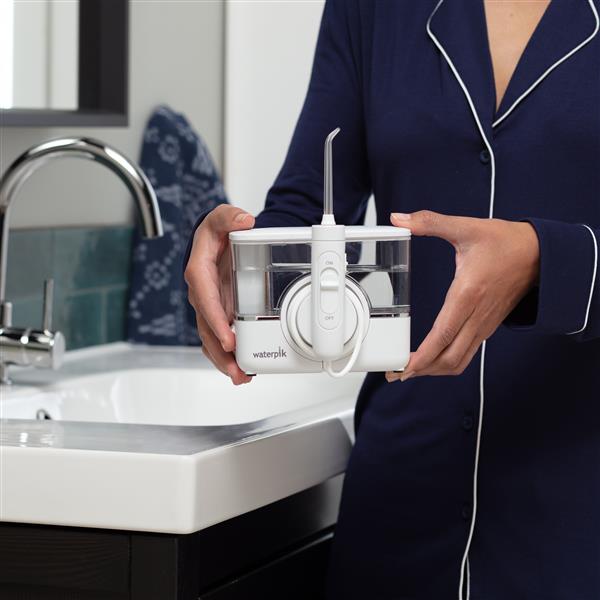 White Waterpik? ION Professional Countertop Cordless Water Flosser
