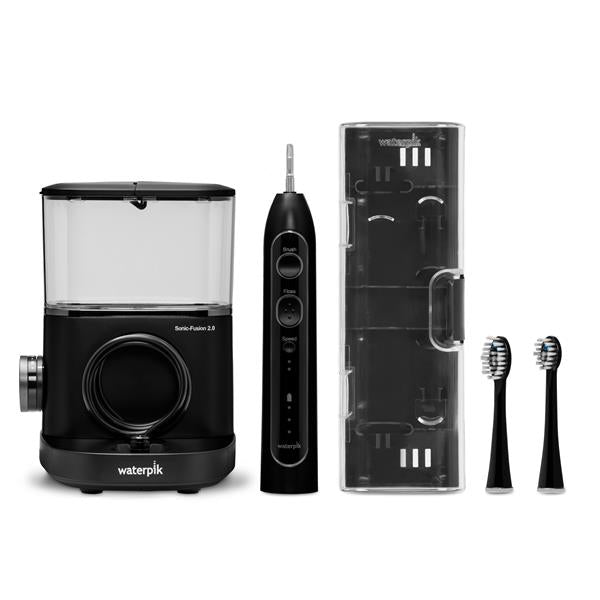 Black Waterpik™ Sonic-Fusion™ 2.0 Professional Flossing Toothbrush