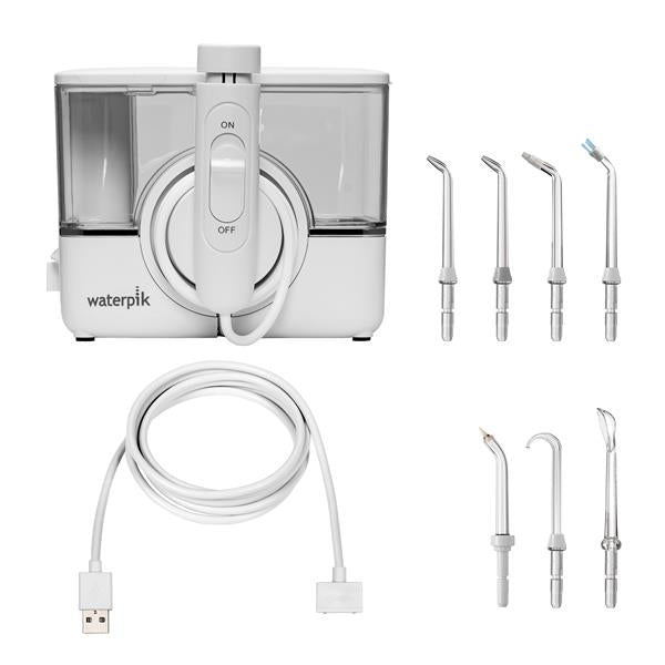 White Waterpik? ION Professional Countertop Cordless Water Flosser