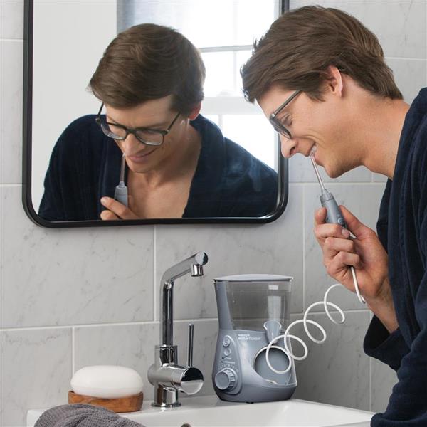 Gray Waterpik? Aquarius? Water Flosser