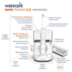 White Waterpik? Sonic-Fusion? 2.0 Professional Flossing Toothbrush