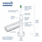 White Waterpik™ Sensonic™ Electric Toothbrush