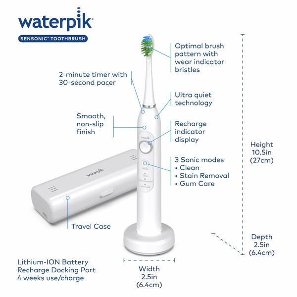 White Waterpik? Sensonic? Electric Toothbrush