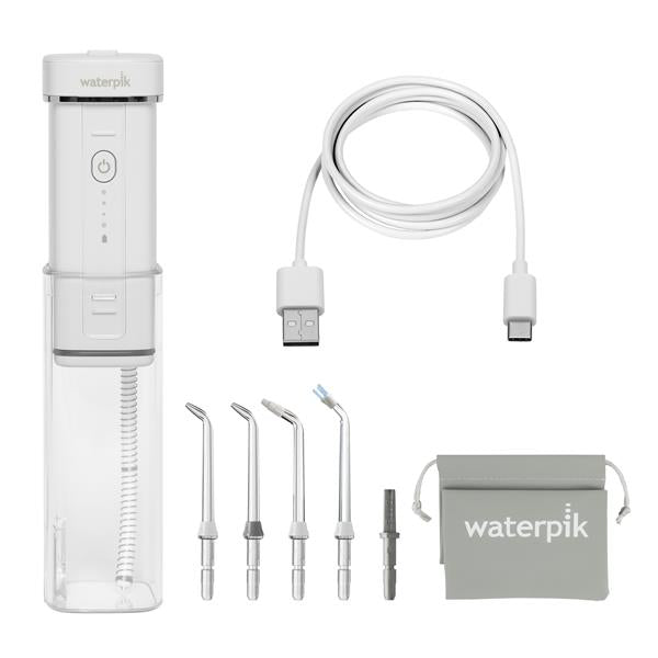 White Waterpik™ Cordless Slide Professional Water Flosser