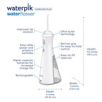 White Waterpik™ Cordless Plus Water Flosser