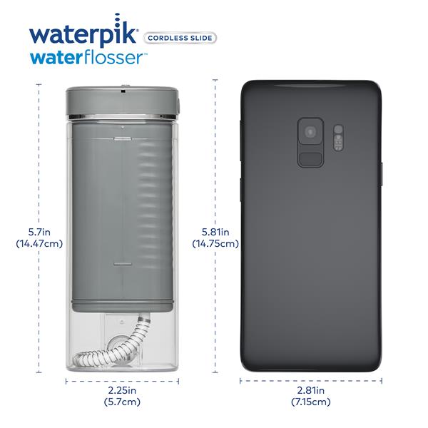 Gray Waterpik? Cordless Slide Professional Water Flosser