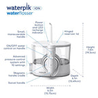 White Waterpik™ ION Countertop Cordless Water Flosser