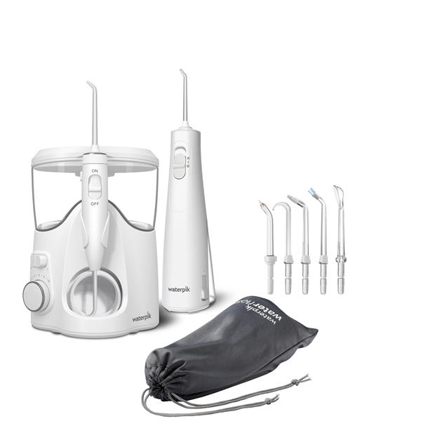 White Waterpik™ Ultra Plus and Cordless Enhance 3000 Combo - Waterpik